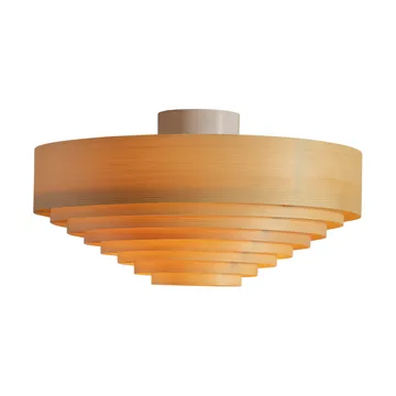 Plafon 1005 Hans Ceiling Light - Sosna olejowana i woskowana, matowe, Ø42 cm - Vaarnii