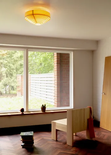 Plafon 1005 Hans Ceiling Light - Sosna olejowana i woskowana, matowe, Ø42 cm - Vaarnii