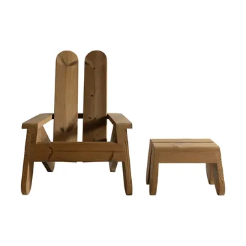 Podnóżek 015 Peace Outdoor Foot Stool - Sosna termowana - Vaarnii