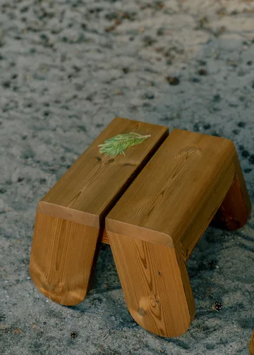 Podnóżek 015 Peace Outdoor Foot Stool - Sosna termowana - Vaarnii