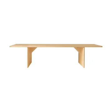 Stół 012 Kolmio Dining Table - Sosna olejowana i woskowana, matowe, 305×99×72 cm - Vaarnii