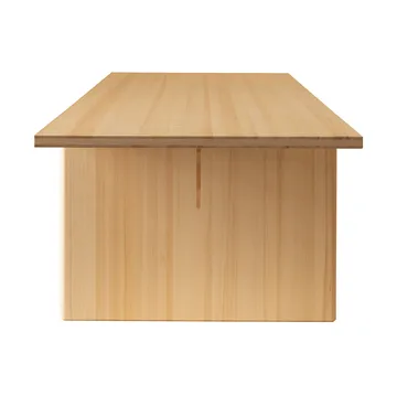 Stół 012 Kolmio Dining Table - Sosna olejowana i woskowana, matowe, 305×99×72 cm - Vaarnii