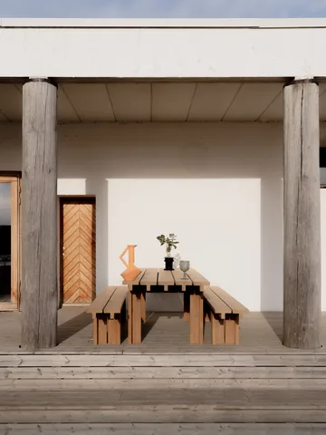 Stół 013 Osa Outdoor Table - Sosna termowana, 270×94×78 cm - Vaarnii