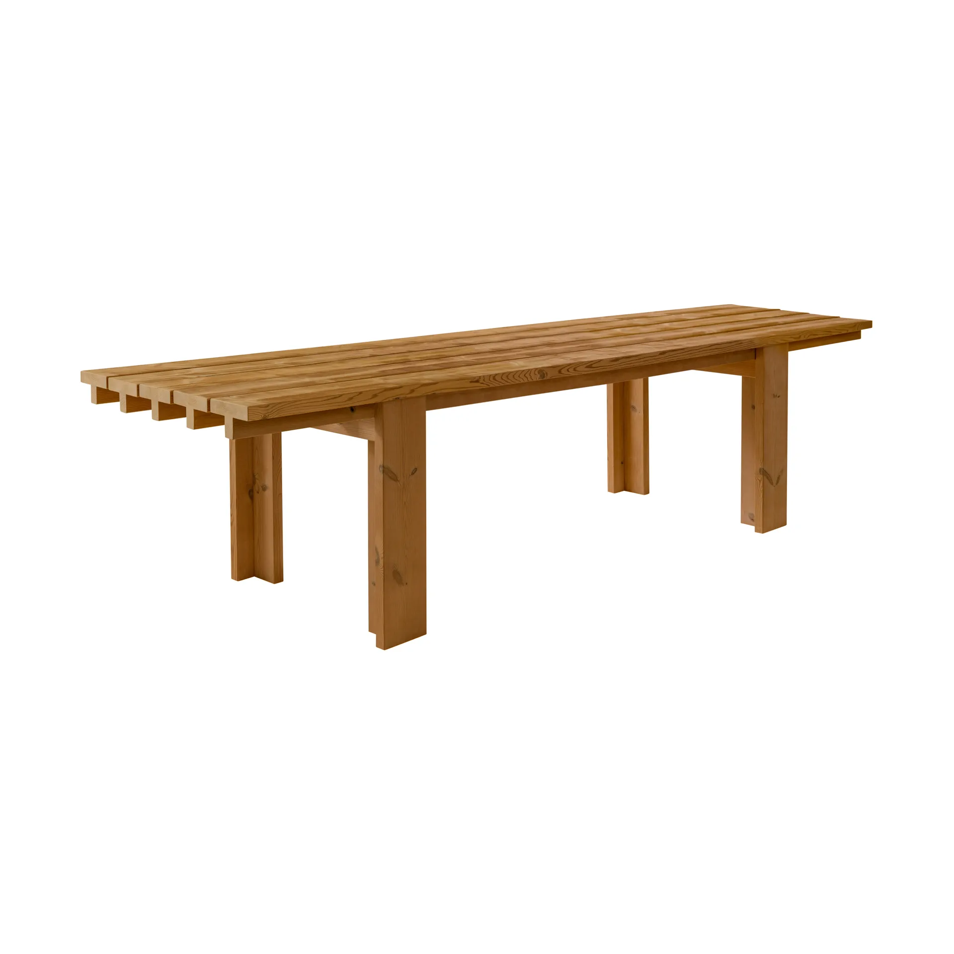 Stół 013 Osa Outdoor Table, Sosna termowana, 333×94×78 cm Vaarnii