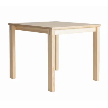 Stół 016 Maasto Table - Sosna olejowana i woskowana, matowe, 120x120x75 cm - Vaarnii