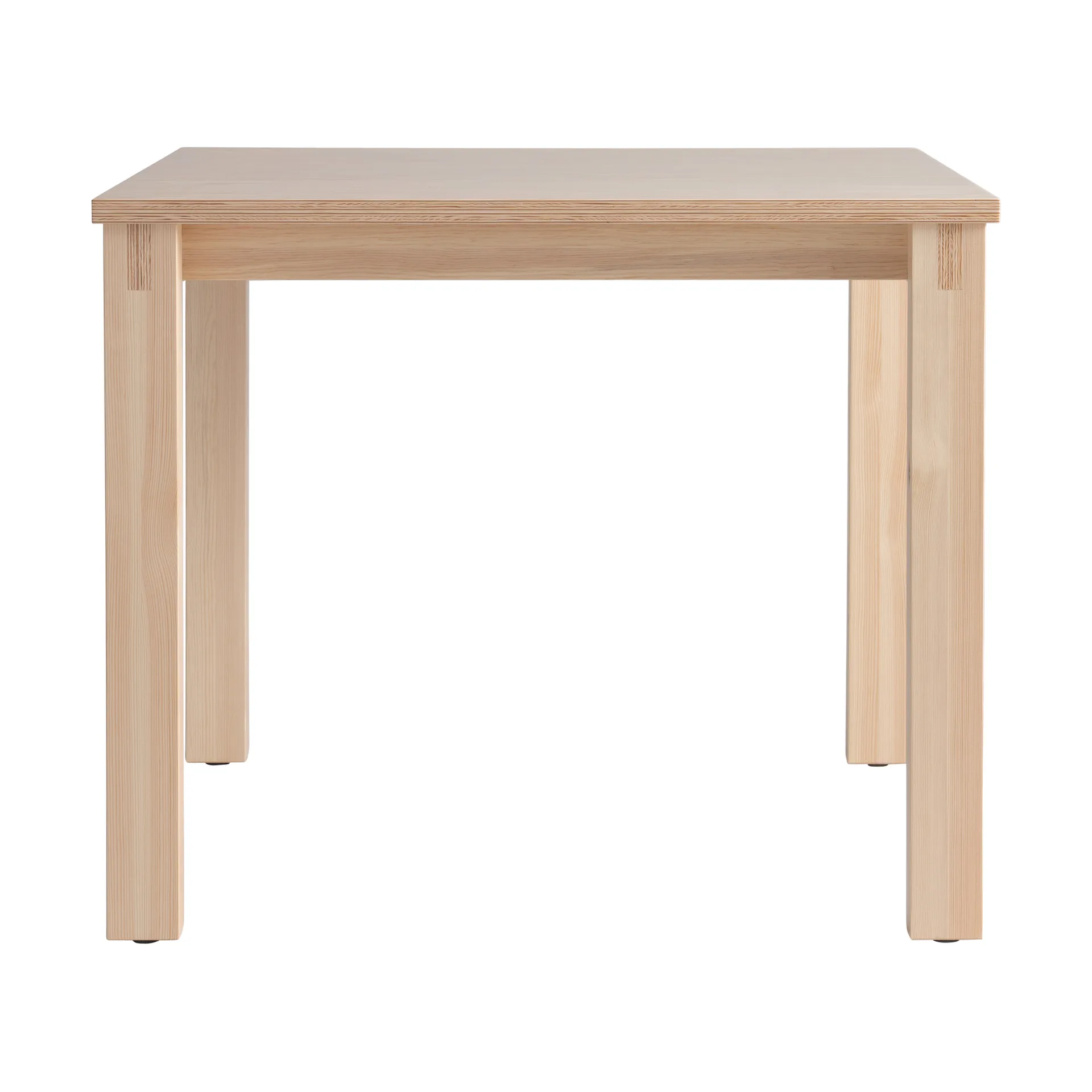 Stół 016 Maasto Table, Sosna olejowana i woskowana, matowe, 120x120x75 cm Vaarnii