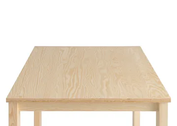 Stół 016 Maasto Table - Sosna olejowana i woskowana, matowe, 120x120x75 cm - Vaarnii