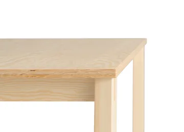 Stół 016 Maasto Table - Sosna olejowana i woskowana, matowe, 120x120x75 cm - Vaarnii