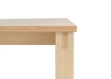 Stół 016 Maasto Table - Sosna olejowana i woskowana, matowe, 200x90x75 cm - Vaarnii