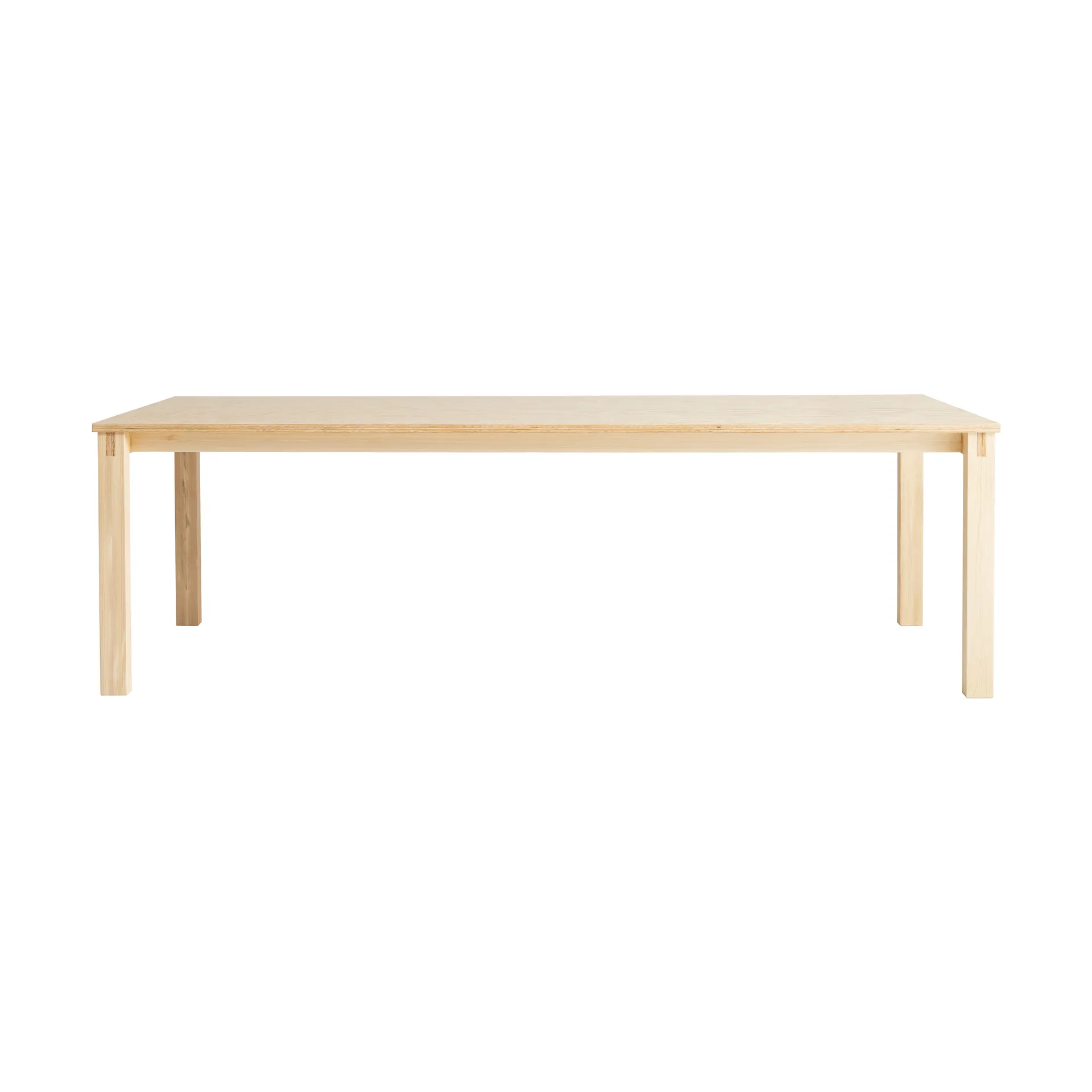 Stół 016 Maasto Table, Sosna olejowana i woskowana, matowe, 245×90 cm Vaarnii