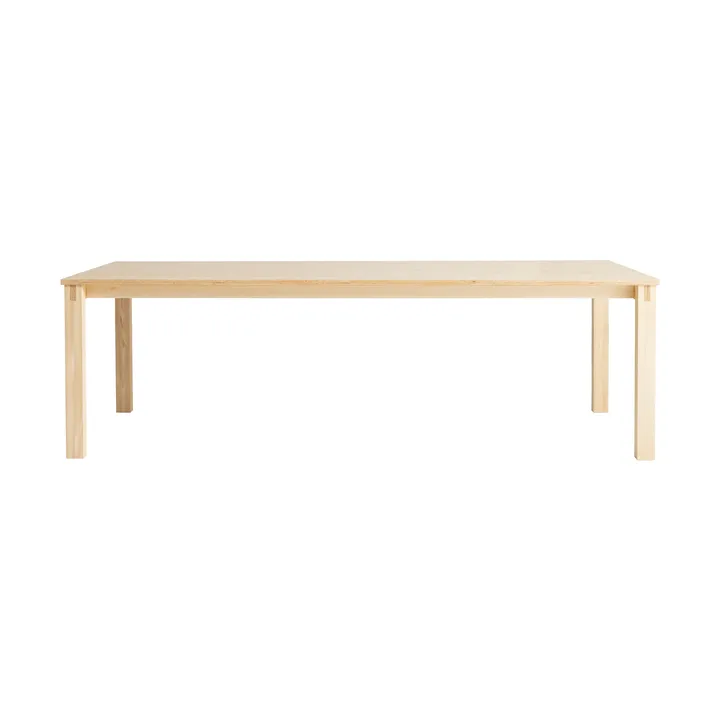 Stół 016 Maasto Table - Sosna olejowana i woskowana, matowe, 245×90 cm - Vaarnii