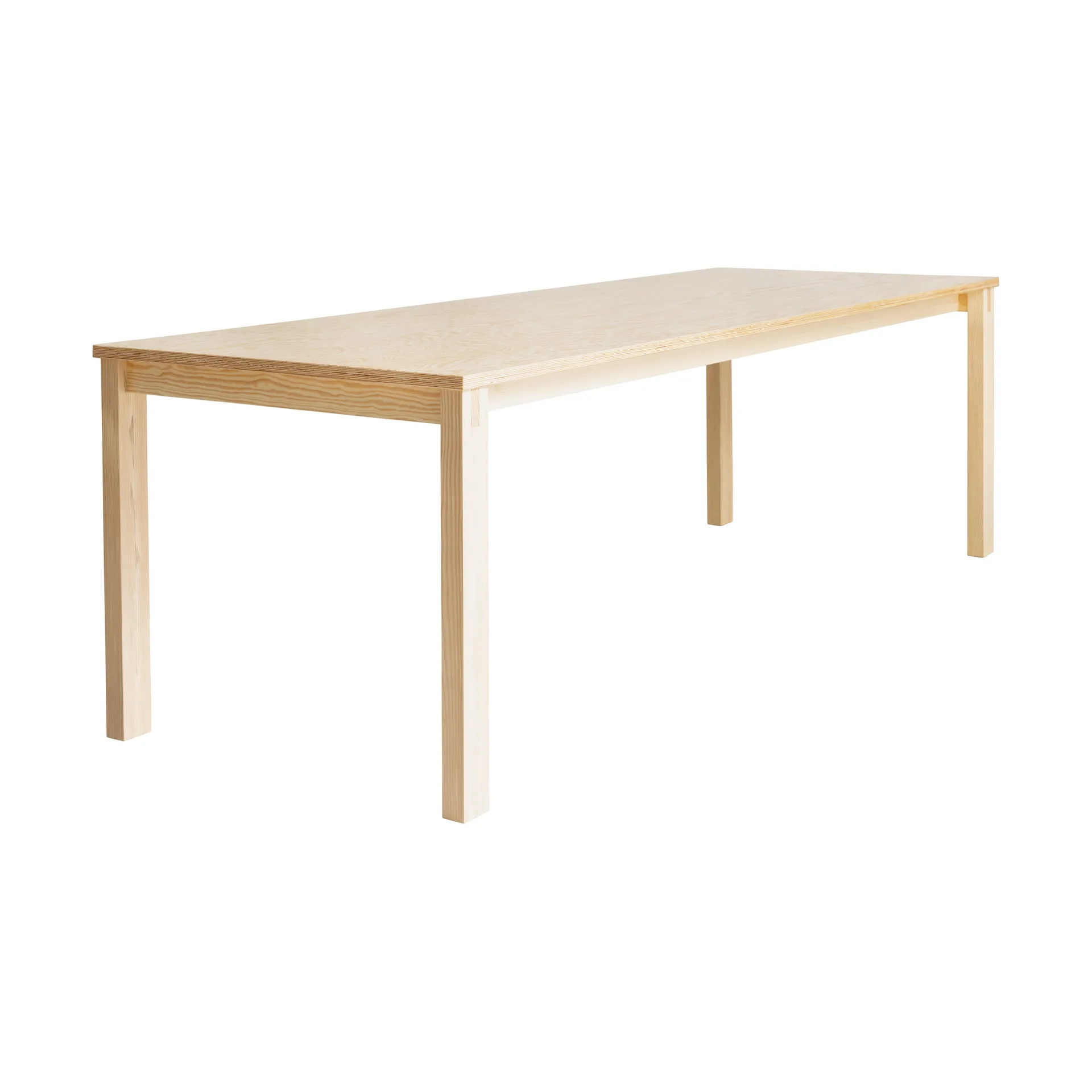 Stół 016 Maasto Table, Sosna olejowana i woskowana, matowe, 245×90 cm Vaarnii