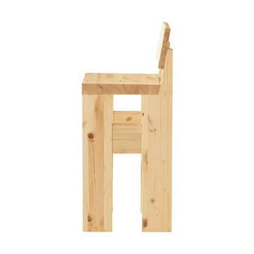 Stołek barowy 001 Bar Stool - Sosna olejowana i woskowana, matowe, 75 cm - Vaarnii