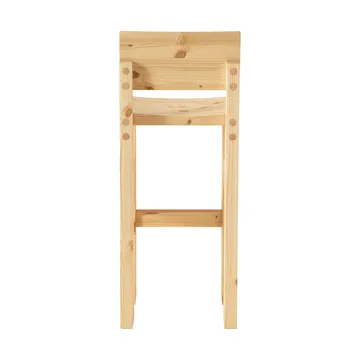 Stołek barowy 001 Bar Stool - Sosna olejowana i woskowana, matowe, 75 cm - Vaarnii