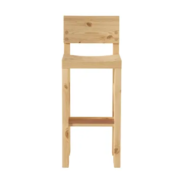 Stołek barowy 001 Bar Stool - Sosna olejowana i woskowana, matowe, 75 cm - Vaarnii