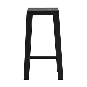 Stołek barowy 016 Maasto Bar Stool - Sosna bejcowana na czarno, 65 cm - Vaarnii