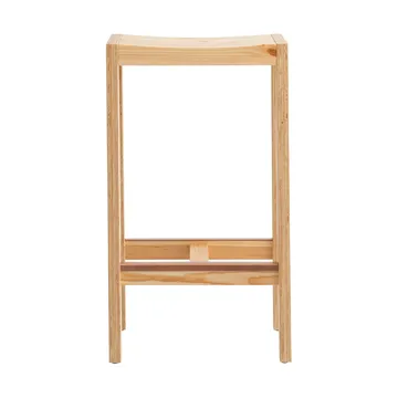 Stołek barowy 016 Maasto Bar Stool - Sosna olejowana i woskowana, matowe, 65 cm - Vaarnii