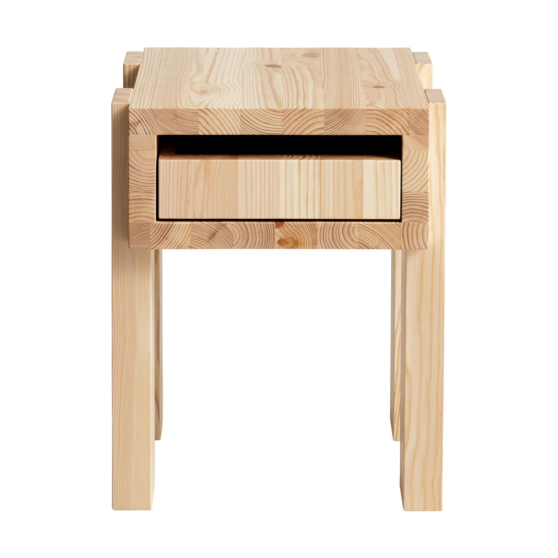 Stolik boczny 003 Stilts Side Table, Sosna olejowana i woskowana, matowe 40×36×45 cm Vaarnii