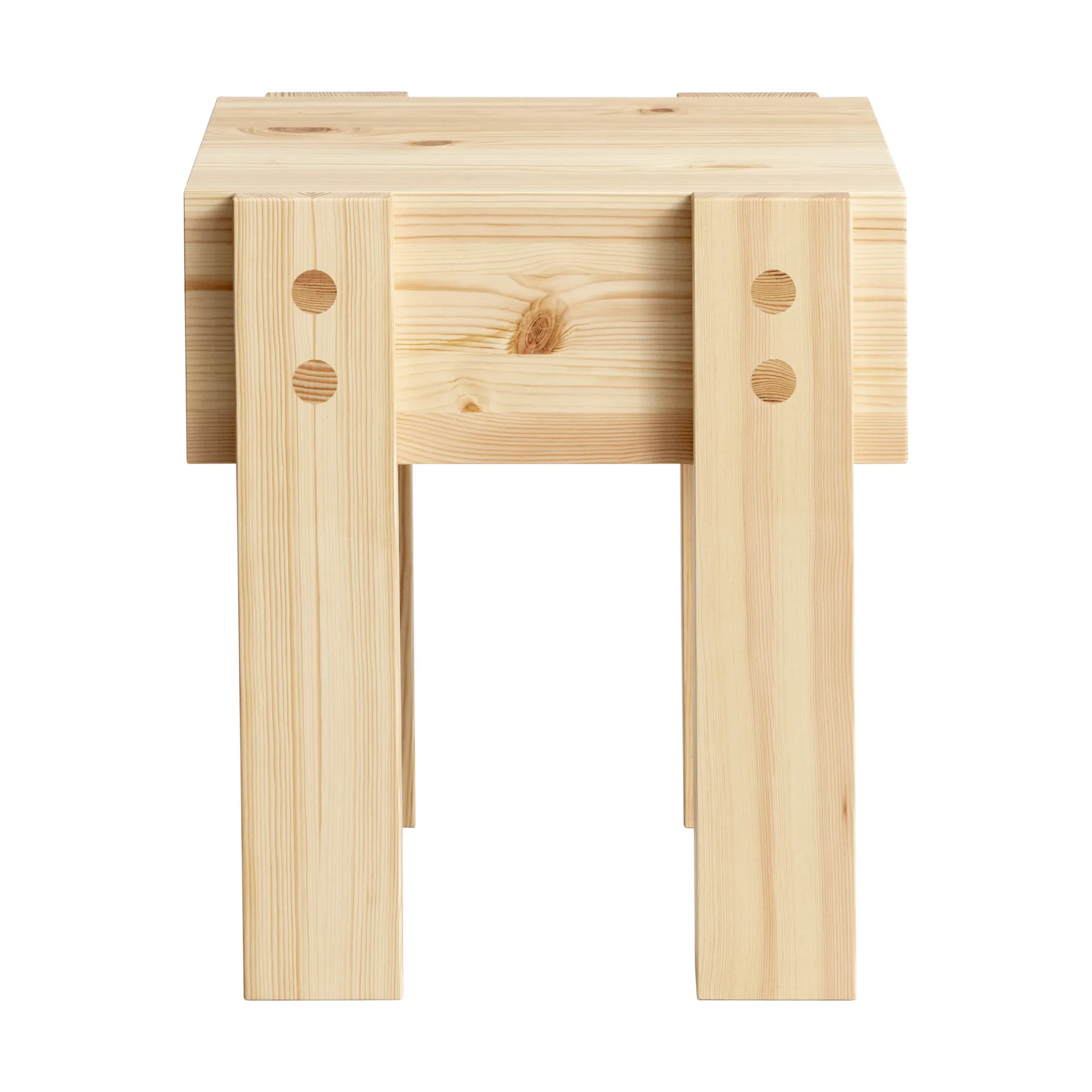 Stolik boczny 003 Stilts Side Table, Sosna olejowana i woskowana, matowe 40×36×45 cm Vaarnii
