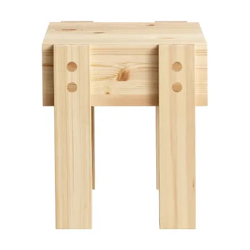 Stolik boczny 003 Stilts Side Table - Sosna olejowana i woskowana, matowe 40×36×45 cm - Vaarnii