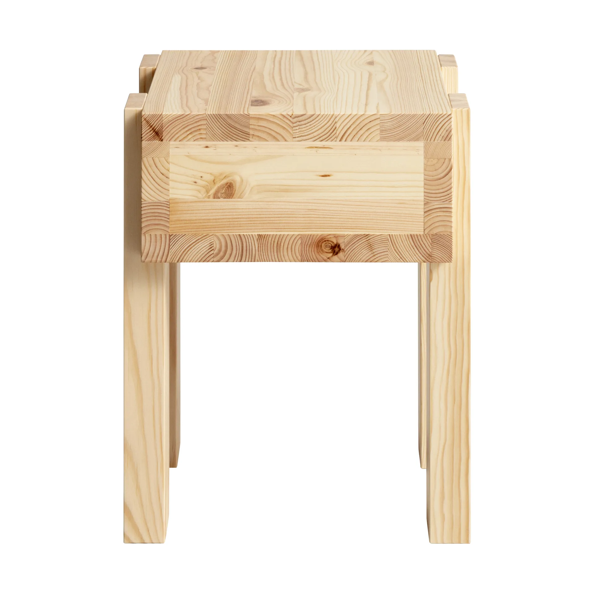 Stolik boczny 003 Stilts Side Table, Sosna olejowana i woskowana, matowe 40×36×45 cm Vaarnii