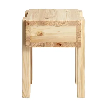 Stolik boczny 003 Stilts Side Table - Sosna olejowana i woskowana, matowe 40×36×45 cm - Vaarnii