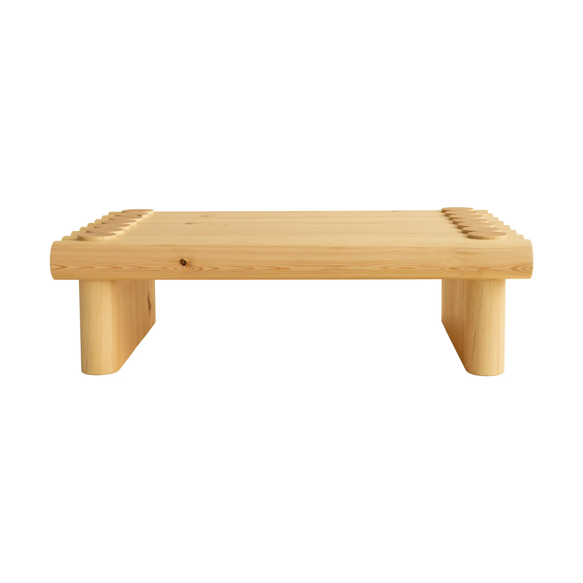 Stolik kawowy 004 Coffee Table, Sosna olejowana i woskowana, matowe, 120×80×35 cm Vaarnii