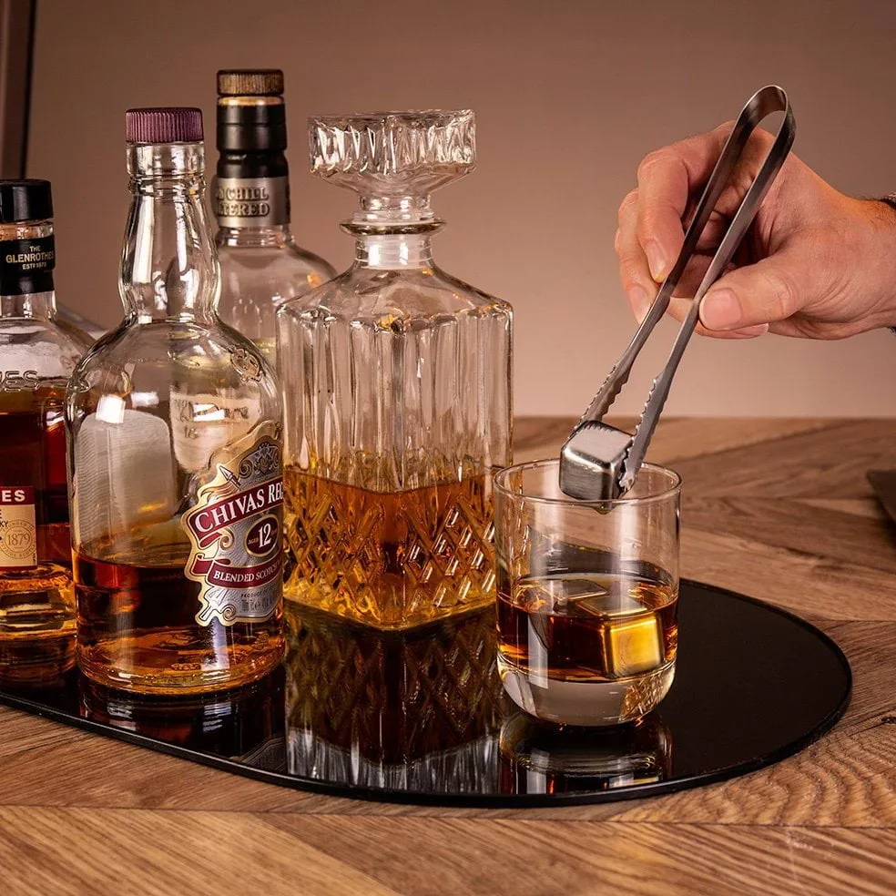 Kamienie do whisky Vacuvin, Stal nierdzewna, 4 szt. Vacuvin