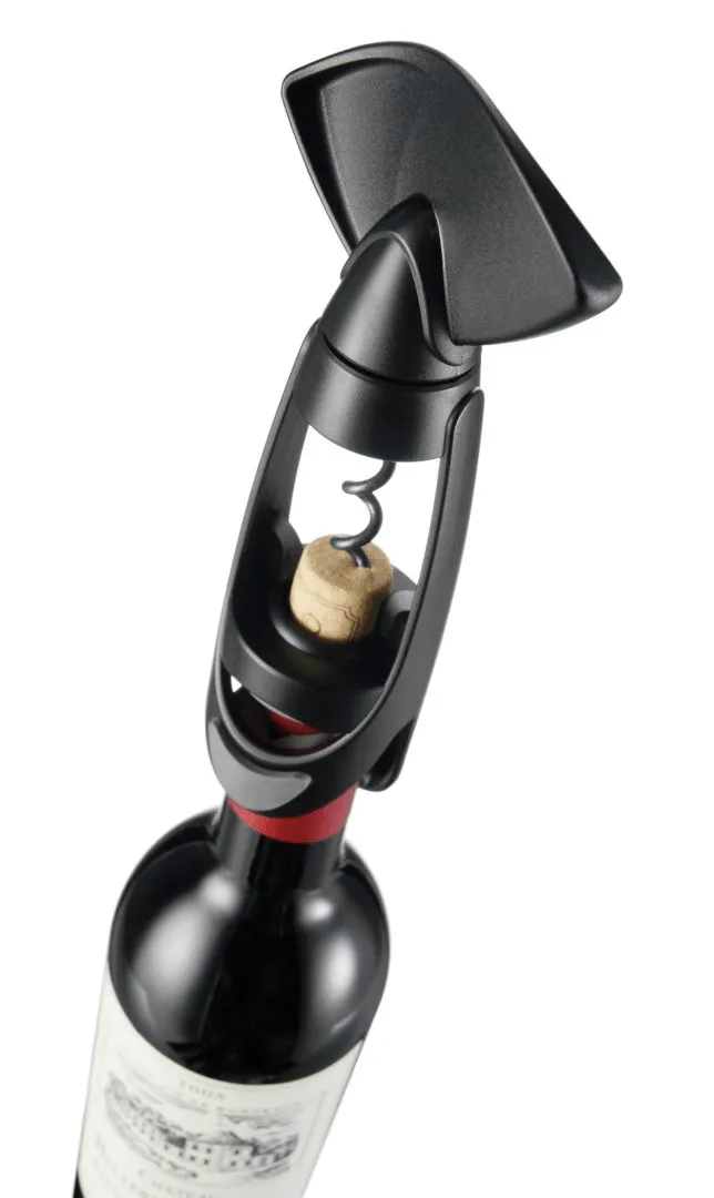 Korkociąg obrotowy Vacuvin Twister, Czarny Vacuvin