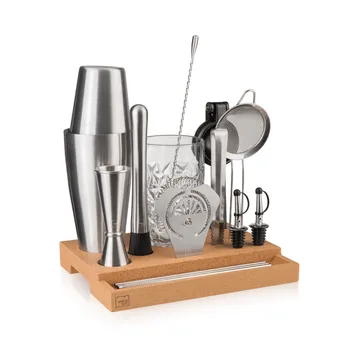 Zestaw barmański Vacuvin Master Bar In a Box - Stal nierdzewna, 16 elementów - Vacuvin