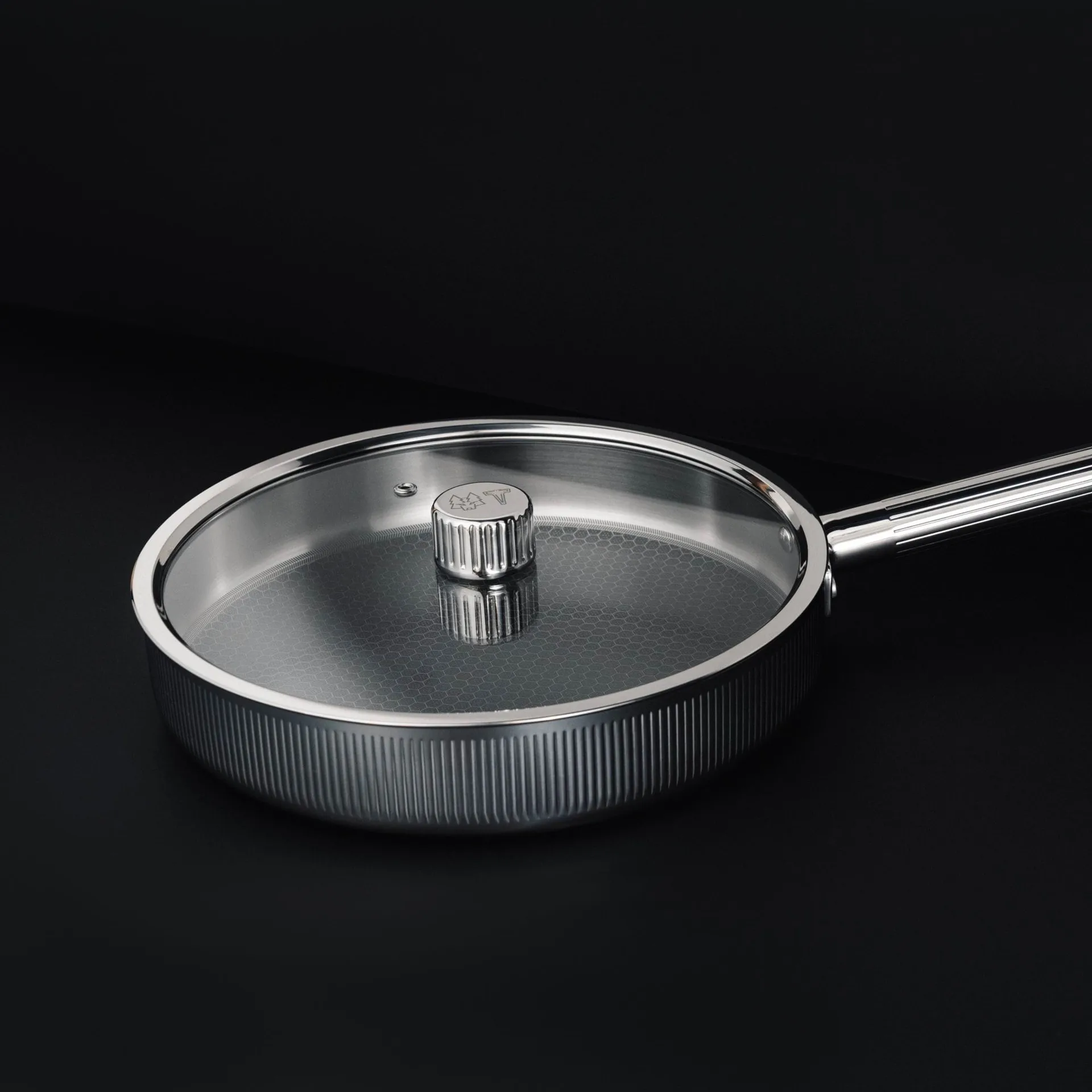 Glima patelnia typu saute, Stal nierdzewna, Ø28 cm Vargen & Thor