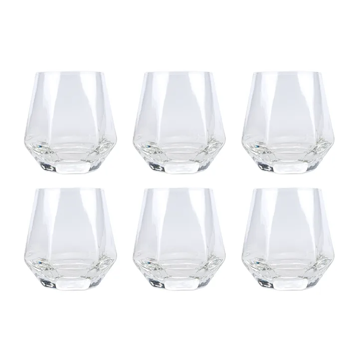 Hexa szklanki 300 ml, 6‑pak - Przezroczysty - Vargen & Thor