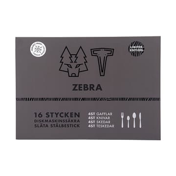 Komplet sztućców Zebra - 16 elementów - Vargen & Thor