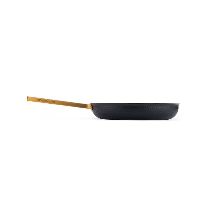 Młotkowana czarna patelnia Arvet, Model Xb, Ø28 cm Vargen & Thor