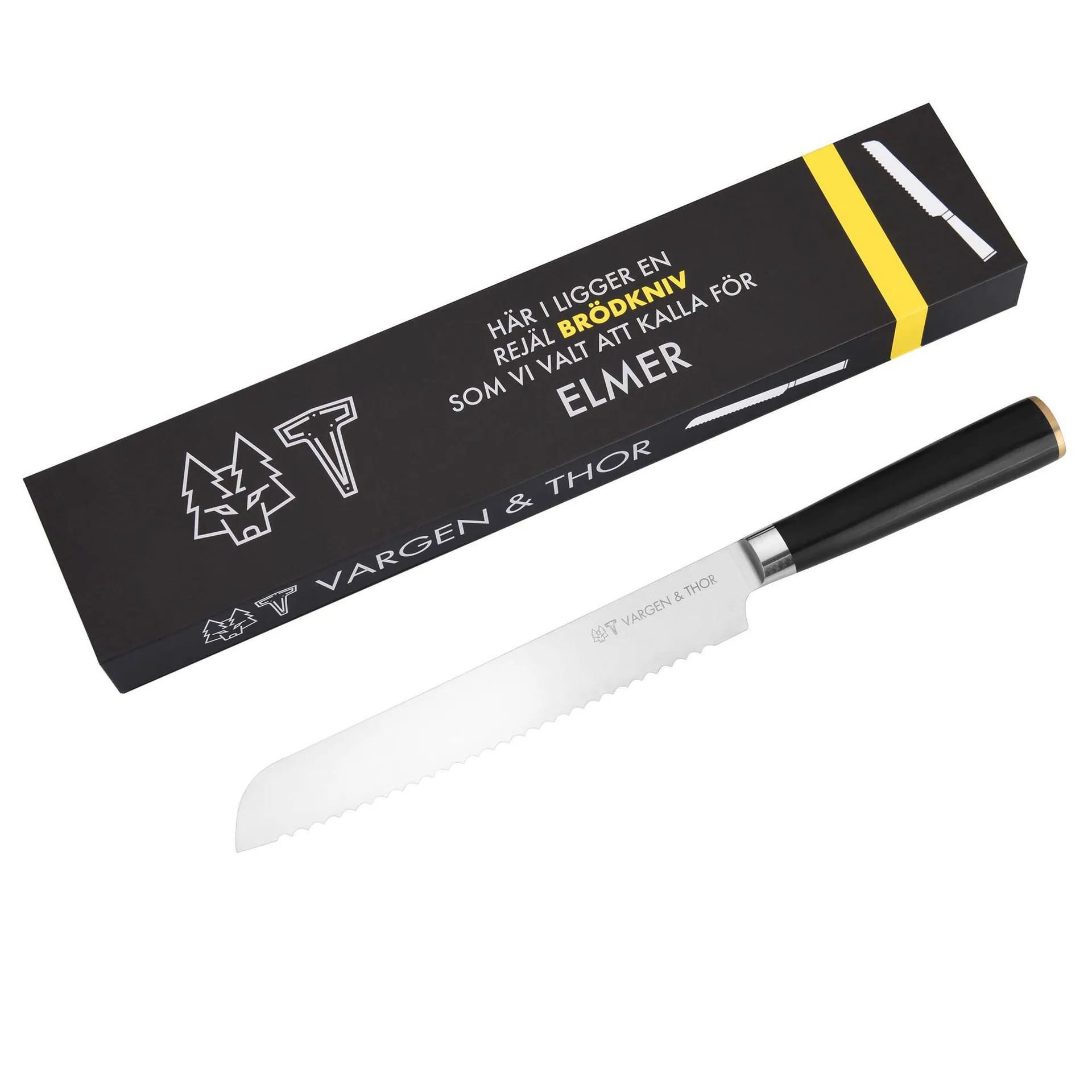 Nóż do chleba Vargavinter 21 cm, Elmer Vargen & Thor