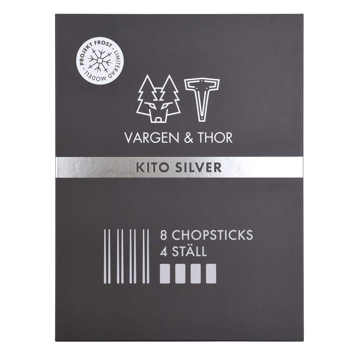 Pałeczki Kito 4-pak - Srebrny - Vargen & Thor