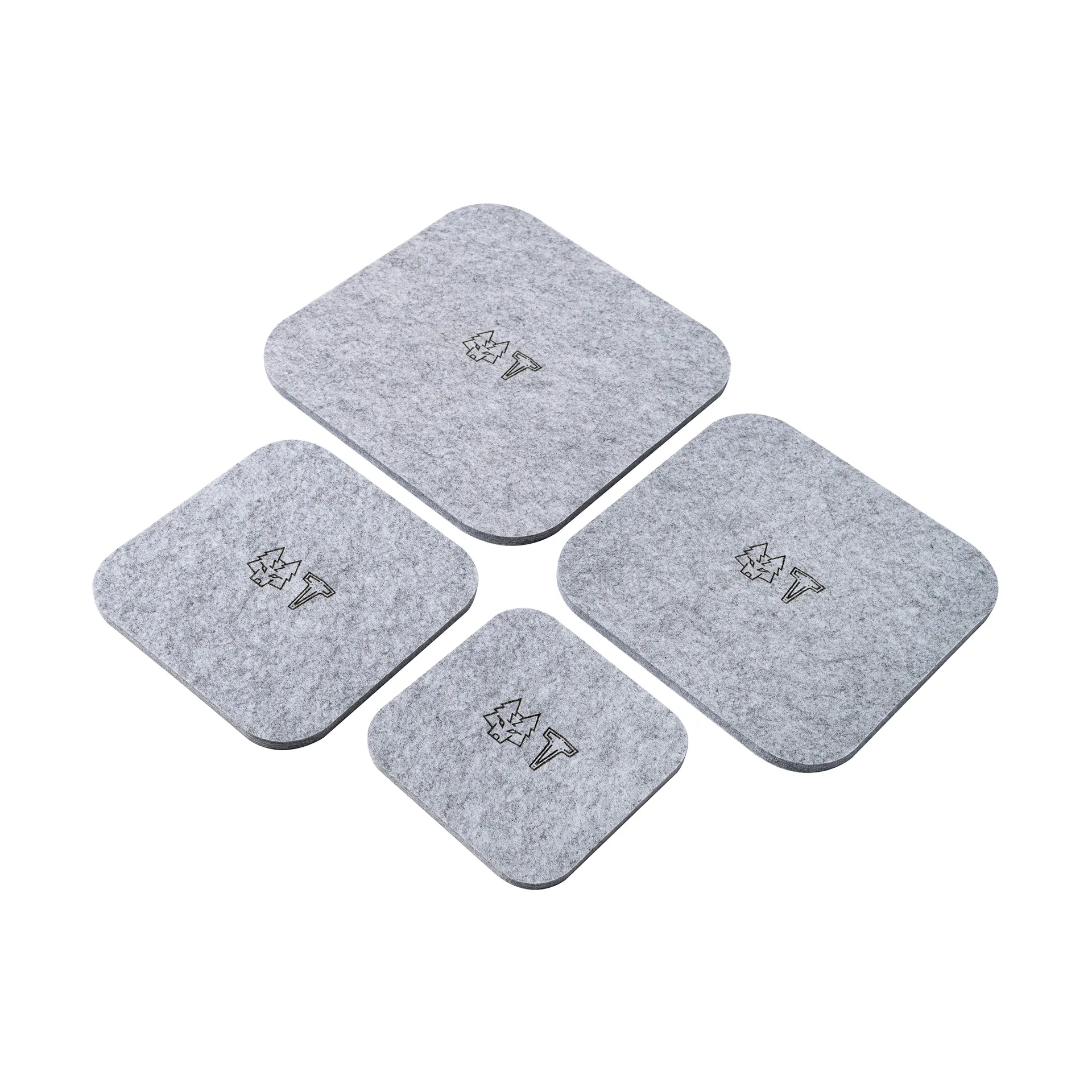 Podkładki pod garnek ULT 4-pak, Popielaty Vargen & Thor