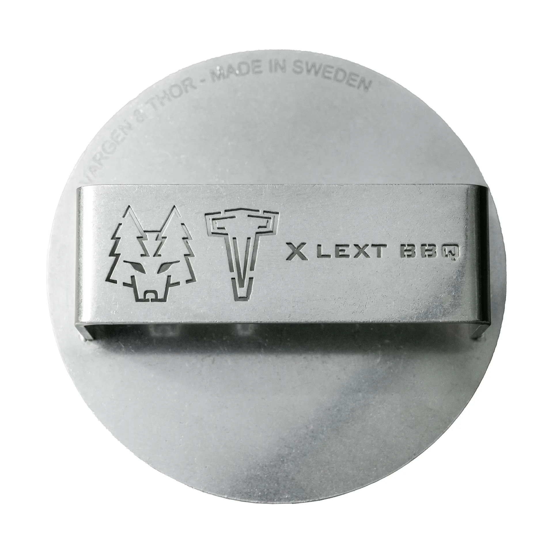 Prasa do burgerów GLÖD 14 cm, Szczotkowana stal Vargen & Thor