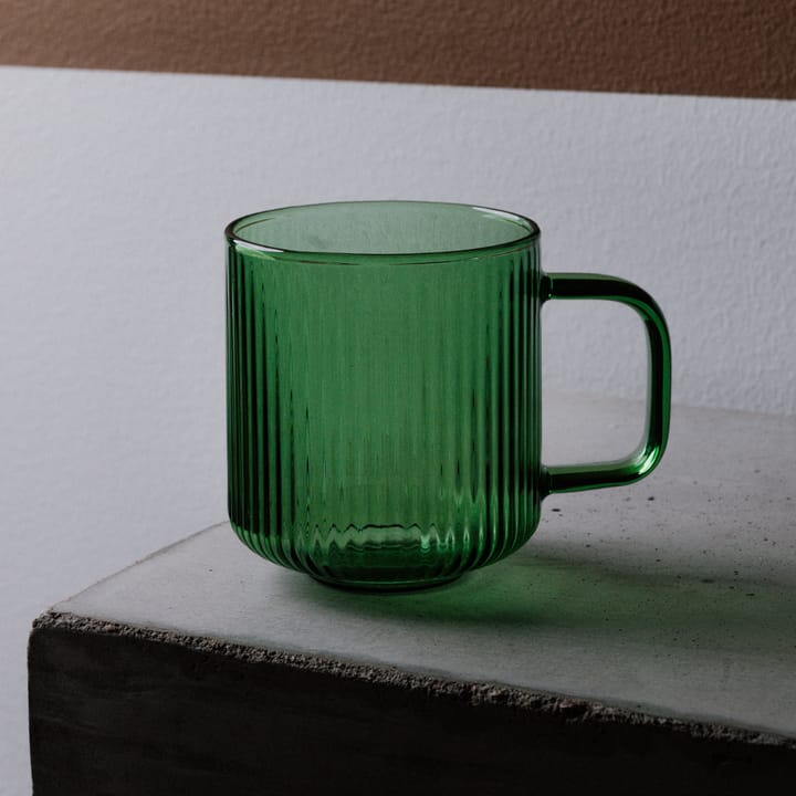 Szklanka do kawy YKON 4 szt. 410 ml, Zielone Vargen & Thor