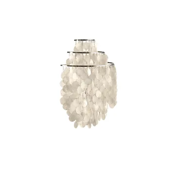 Fun 1 WM lampa ścienna - perłowy, chrom - Verpan