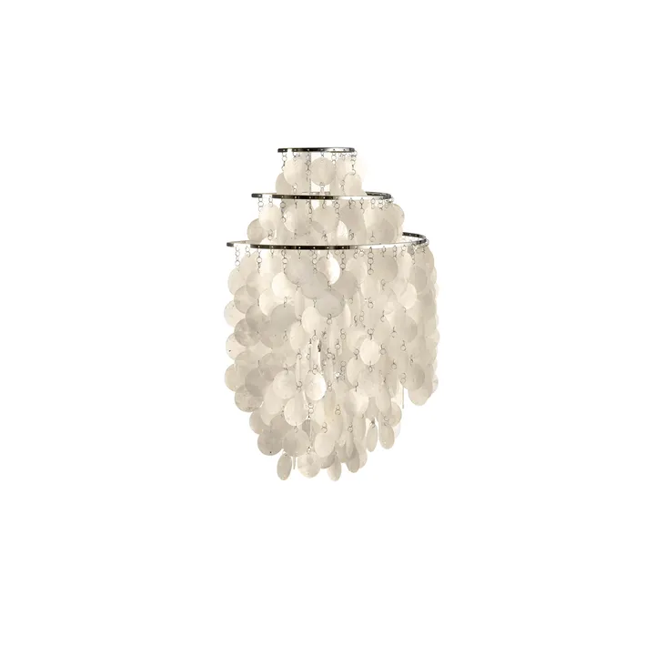 Fun 1 WM lampa ścienna - perłowy, chrom - Verpan