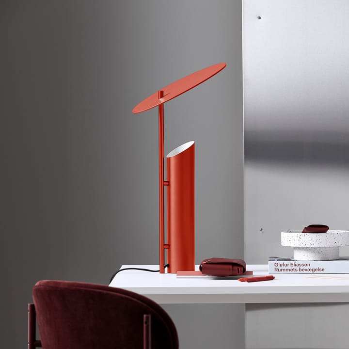 Lampa stołowa Reflect, Czerwony Verpan