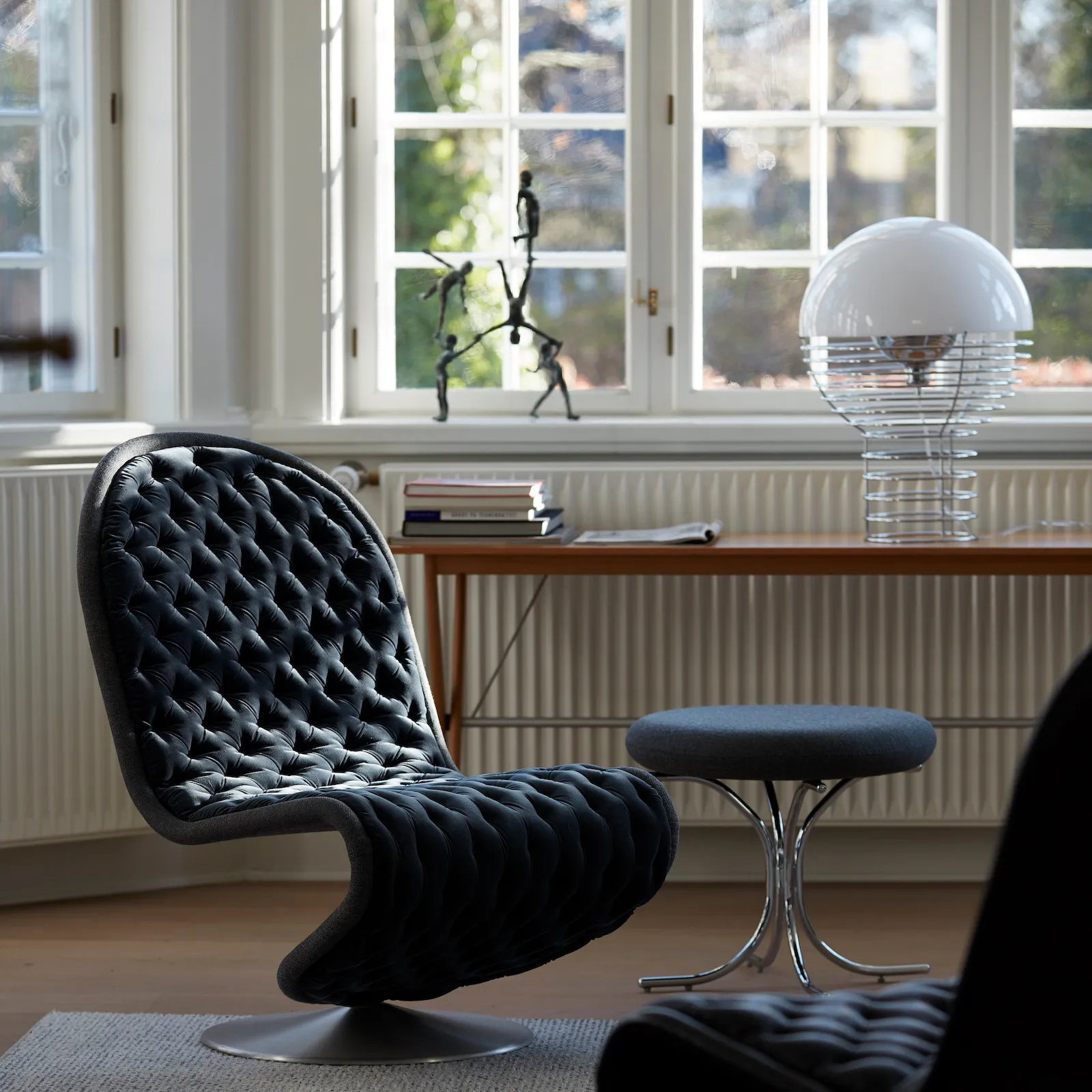 Lampa stołowa Wire Ø40 cm, Biały Verpan