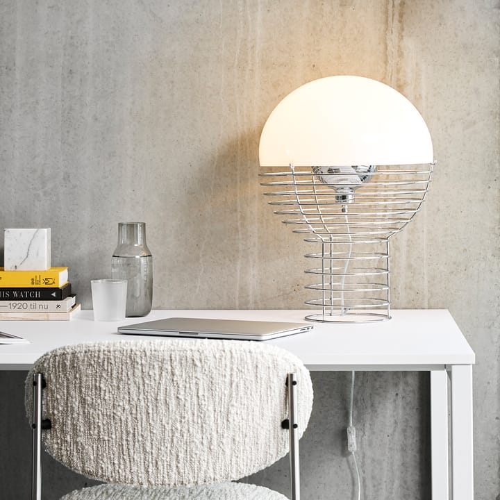Lampa stołowa Wire Ø40 cm - Biały - Verpan