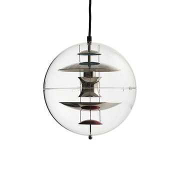 Lampa sufitowa VP Globe Ø28cm - Chrom-czerwono-niebieski - Verpan