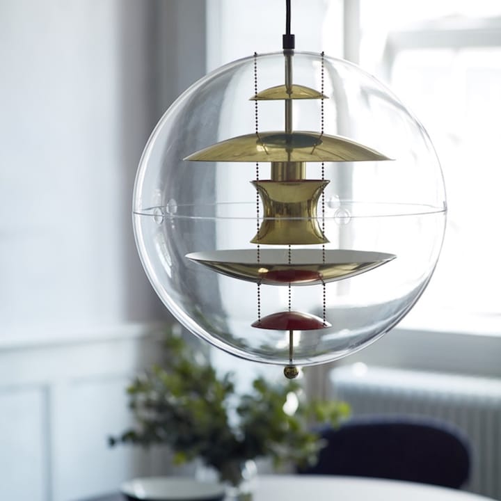 Lampa sufitowa VP Globe Brass - Ø40 cm - Verpan