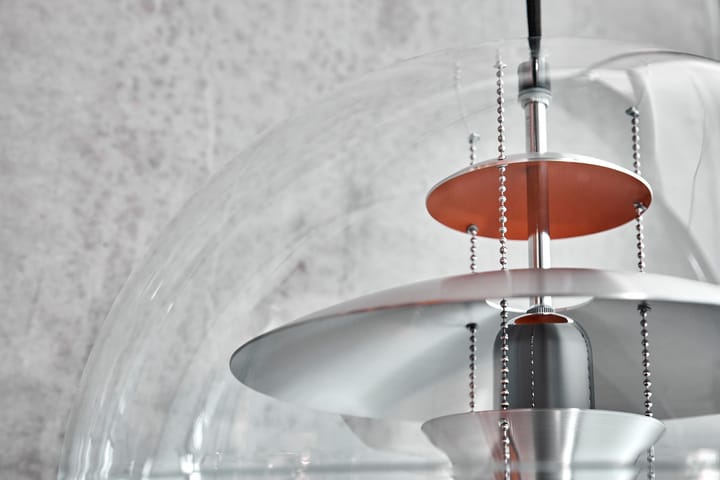 Lampa sufitowa VP Globe Brushed Alu, Ø40 cm Verpan