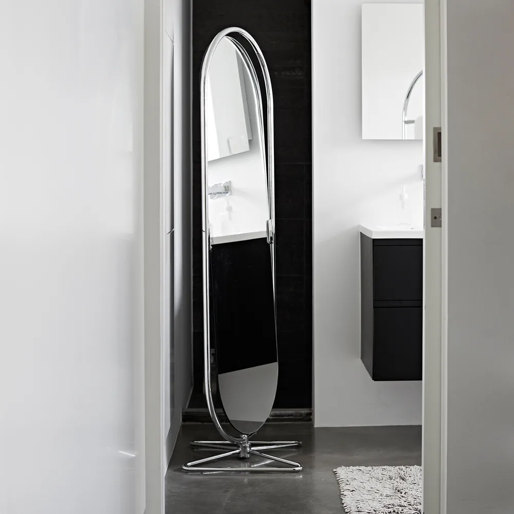 Panton System 123 lustro podłogowe, chrom Verpan