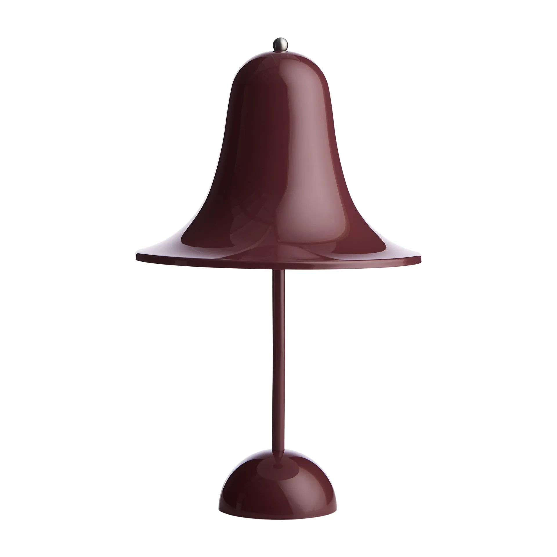 Przenośna lampa stołowa Pantop 30 cm, Burgundy Verpan