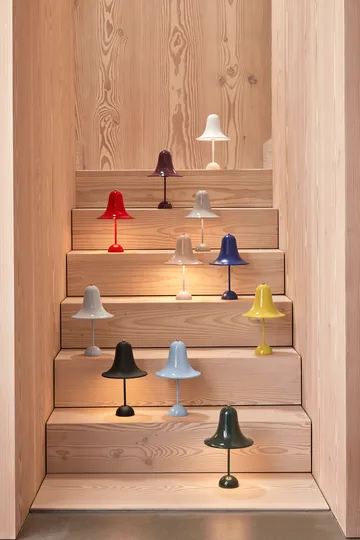 Przenośna lampa stołowa Pantop 30 cm - Matt White - Verpan